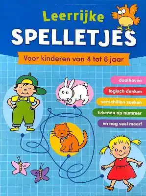 Leerrijk spelletjesblok 4-6 jaar