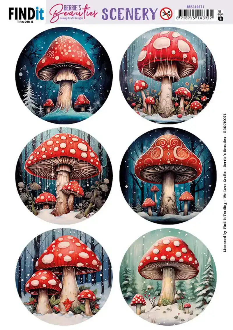 BB Scenery push out Mushroom round