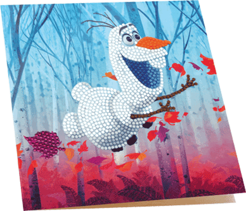 Disney diamond painting kaart Olaf