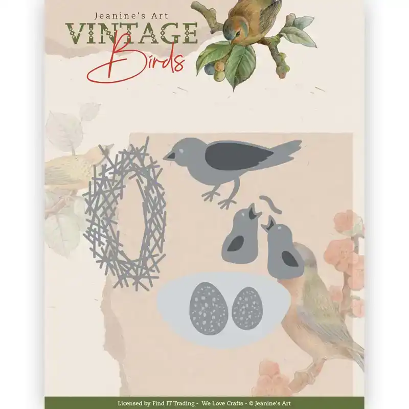 JA Vintage Birds Snijmal Birds Nest