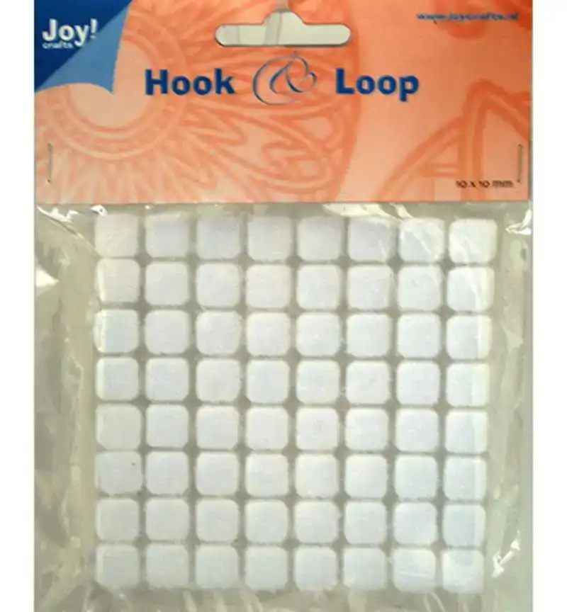 Joy hook & loop vierkant 10mm