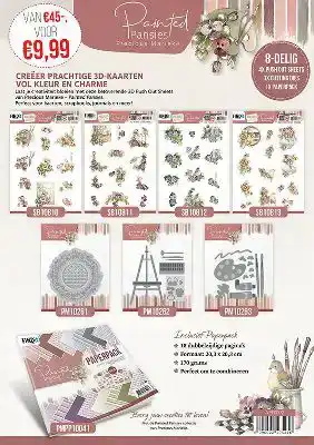 Actie pakket Painted Pansies