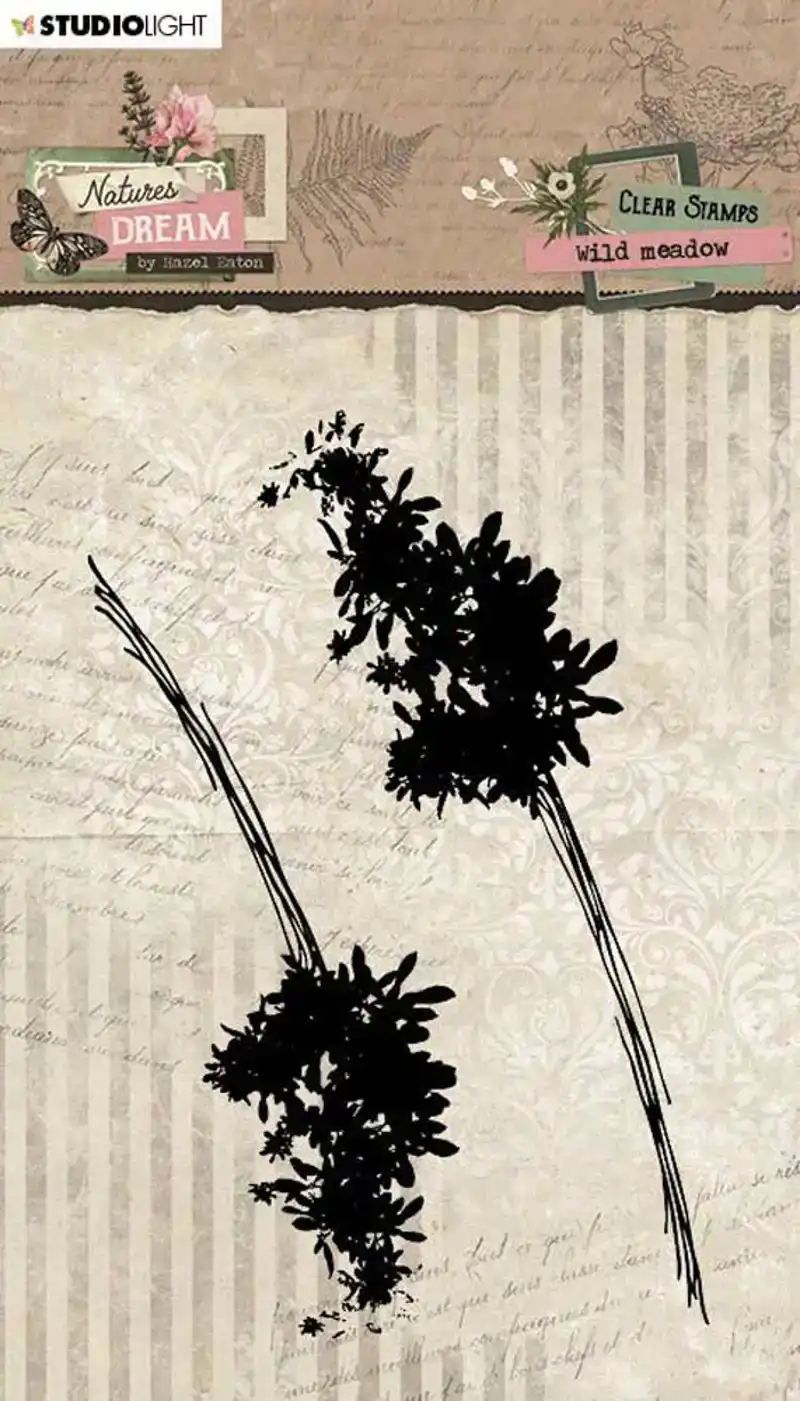 Studio Light Natures Dream Clear Stamp Wild Meadow