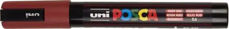 Posca verfmarker PC-5M Robijn Rood