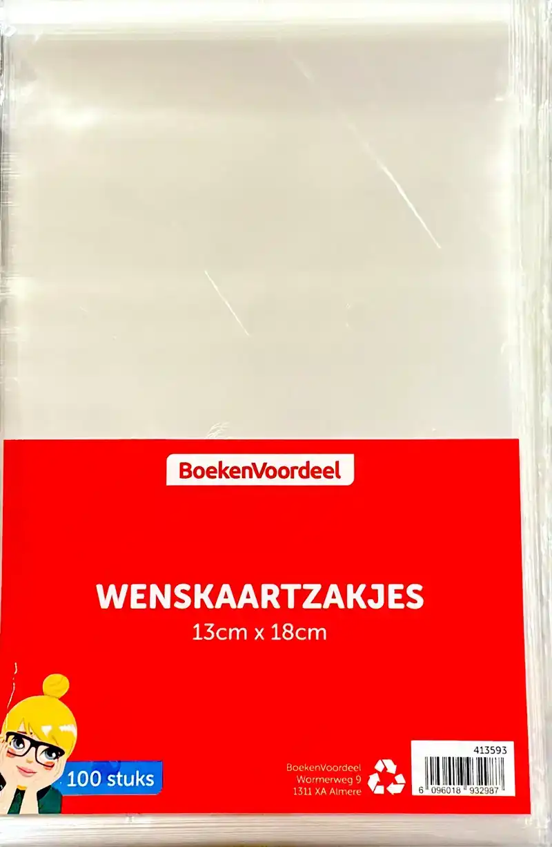 Wenskaartzakjes rechthoek