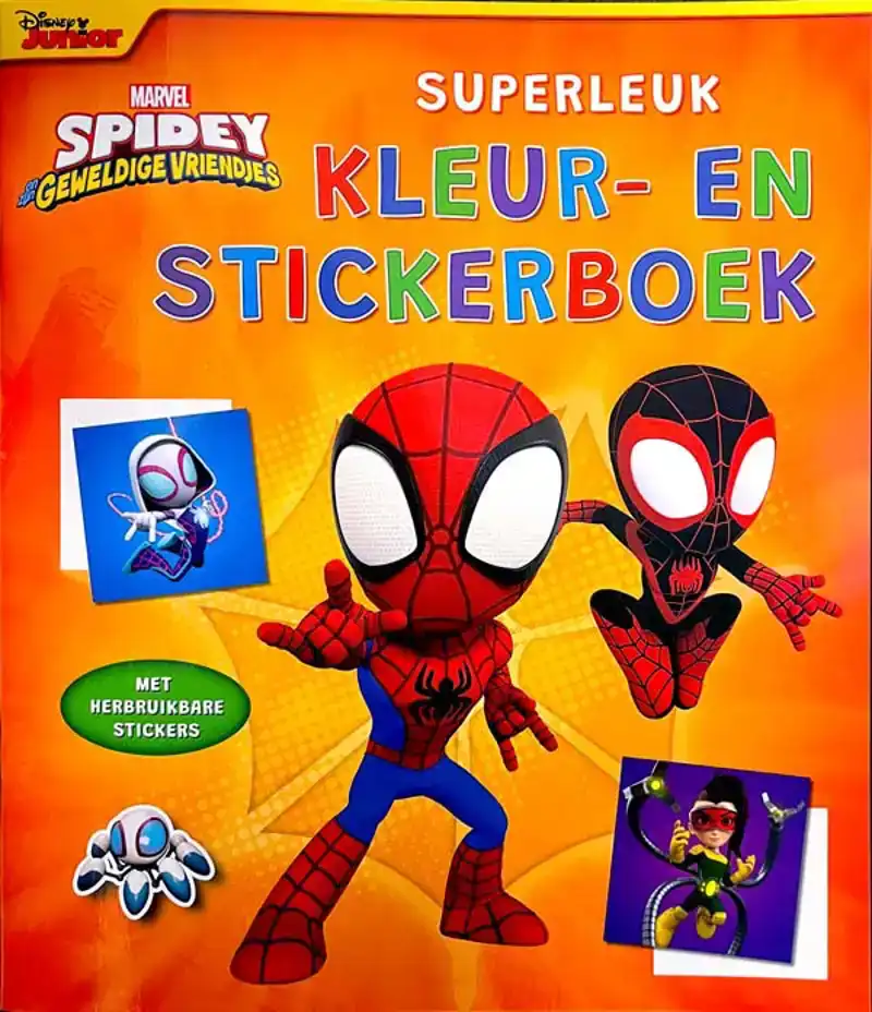 Marvel Spidey superleuk kleur- en stickerboek