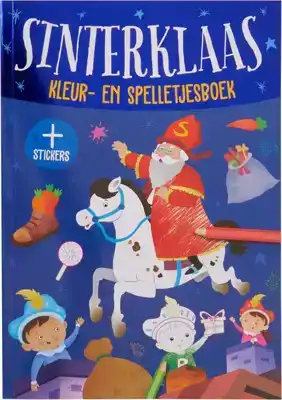 Sinterklaas kleur en spelletjesboek