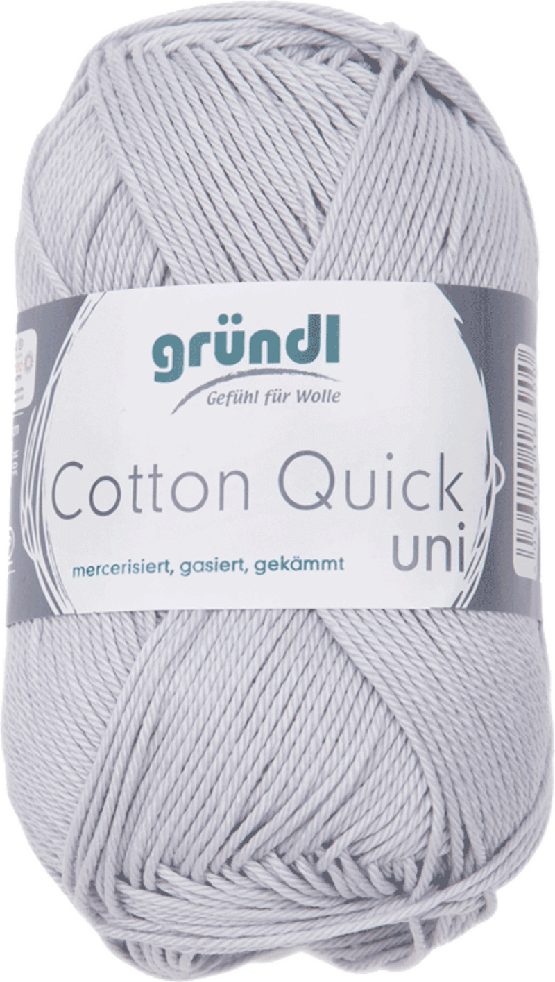 Cotton Quick Uni 129 Licht Grijs 50gr