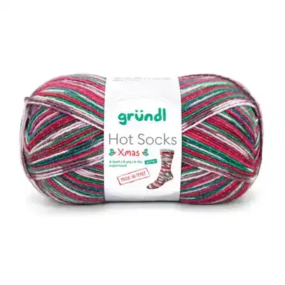 Hot socks Xmas 4-ply