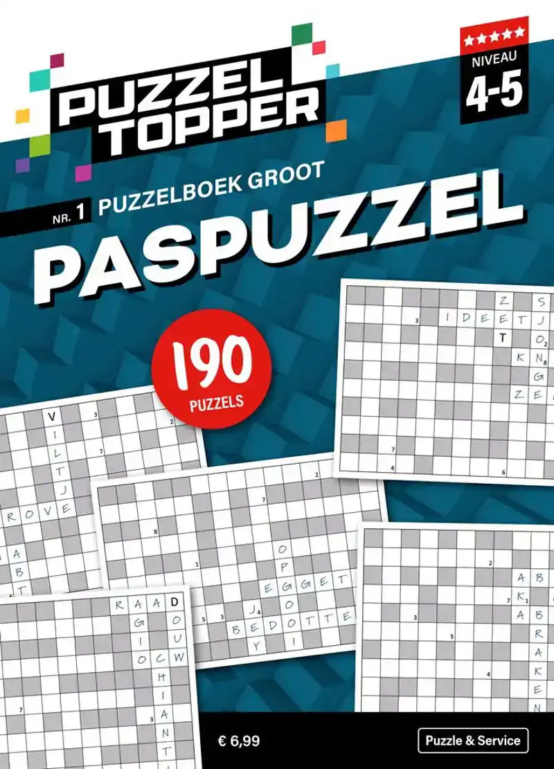 Puzzelblok Groot Paspuzzel 4-5 punt nr1 Puzzeltopper