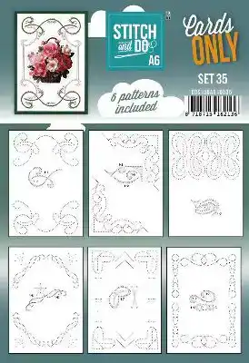 Stitch and Do Cards Only A6 Set 35