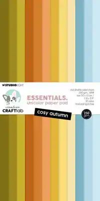 Creative Craftlab Essentials Unicolor Paper Pad Cosy autumn