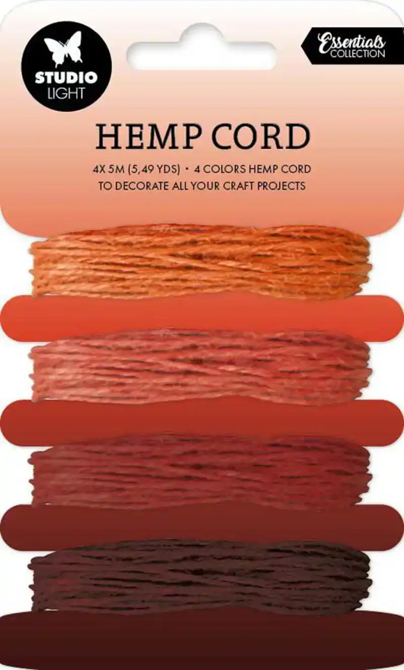 Studio Light hemp cord Shades of orange