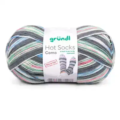 Hot socks como, 4-fach Blauw grijs