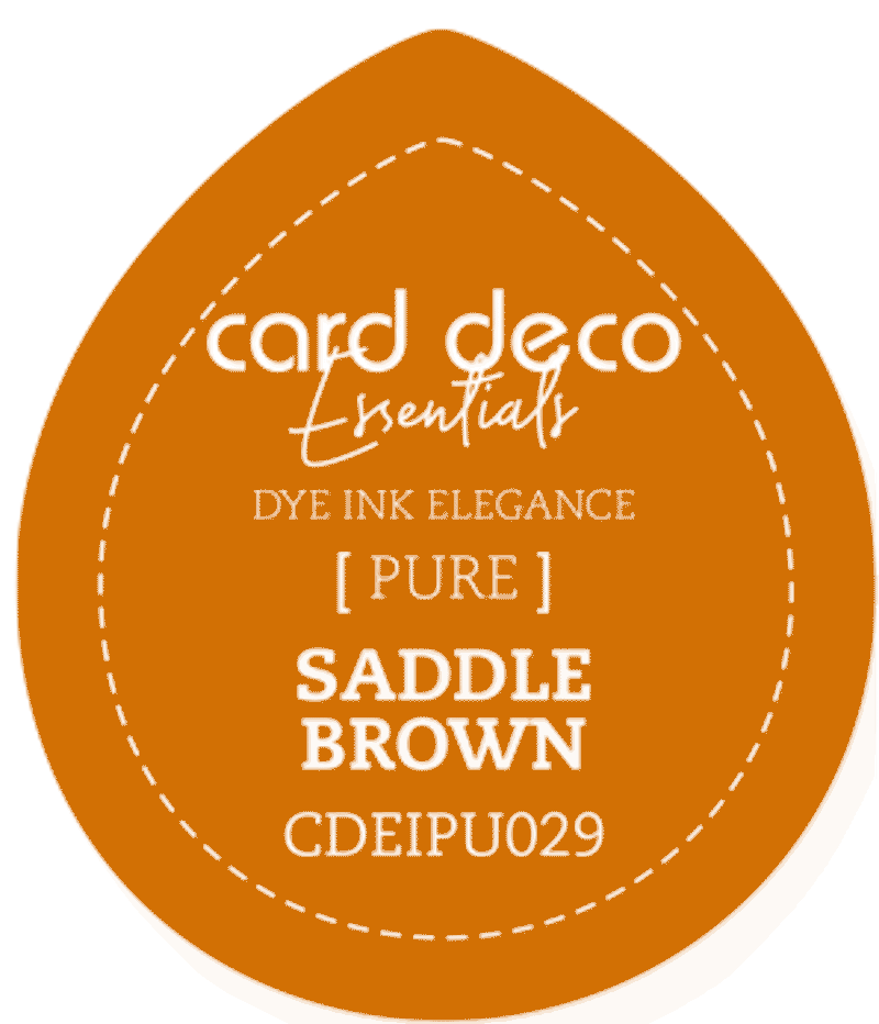 Dye Ink saddle brown fade resistant card deco essentials