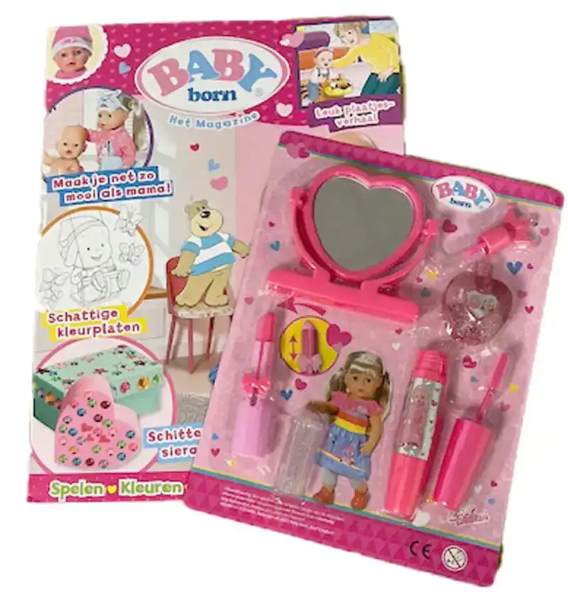 Baby born activity met make-up setje