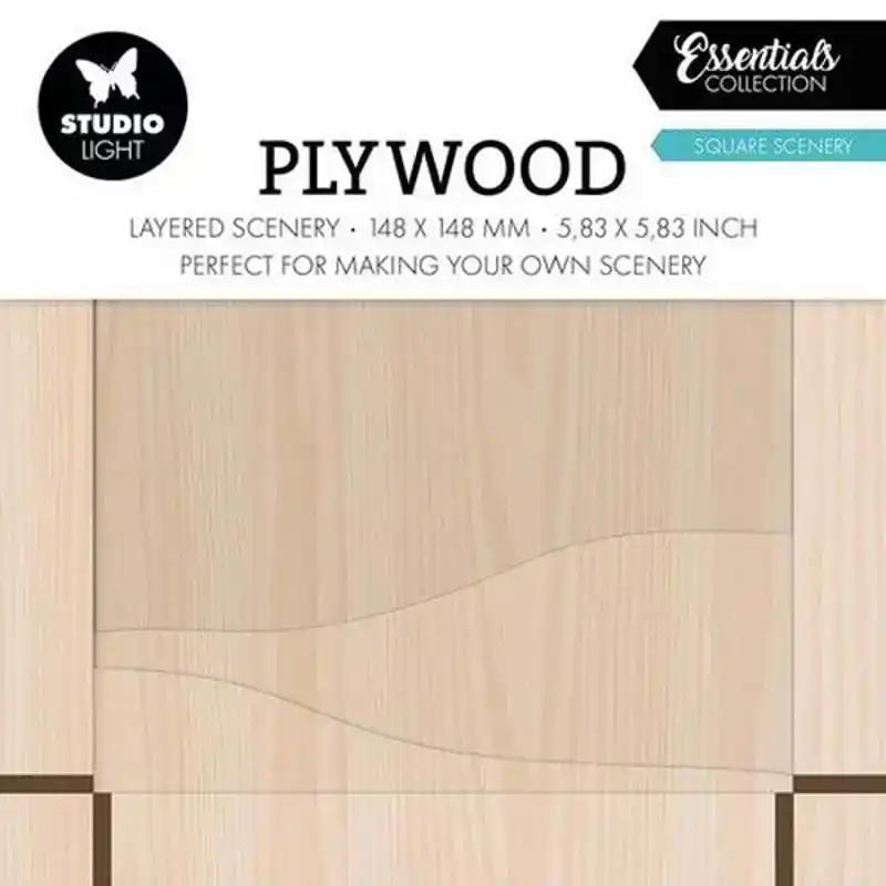Studio Light Plywood square scenery