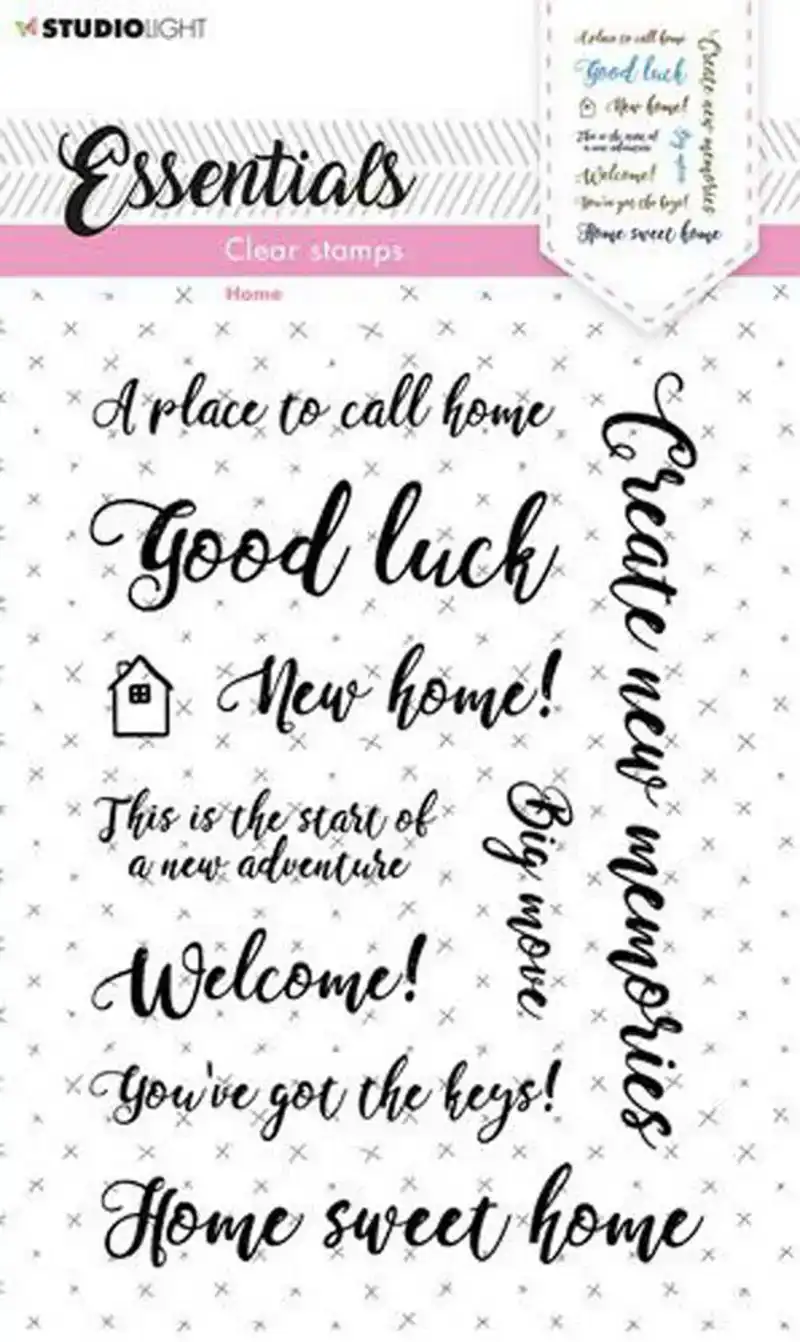 Studio Light Clear Stamp Home