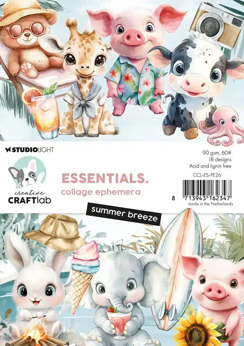 Creative Craftlab Essentials Ephemera Summer Breeze