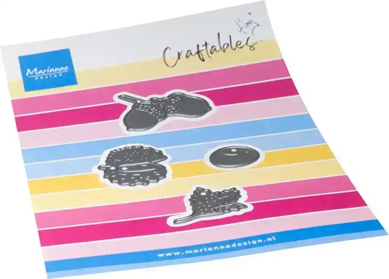 MD Craftables stencil Tiny's achorn & chestnut