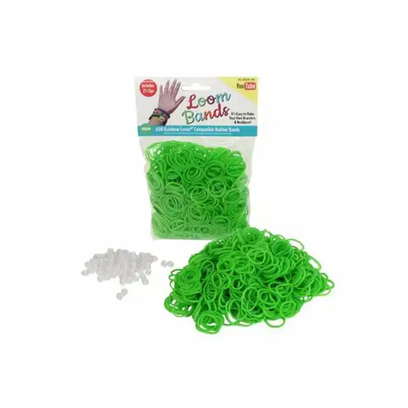 Rainbow loom elastiekjes lime groen