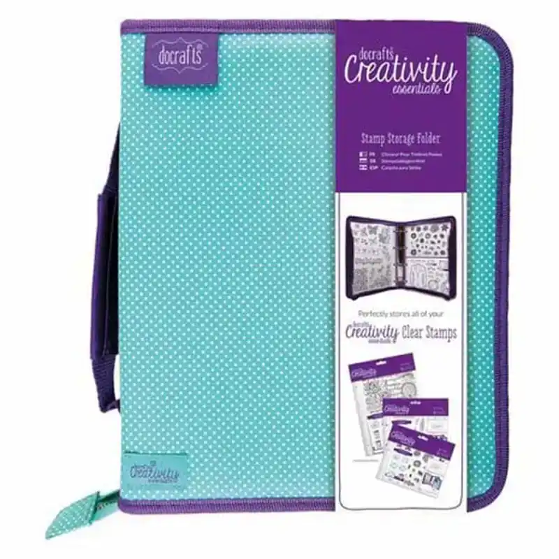Docrafts creativity stamp storage folder