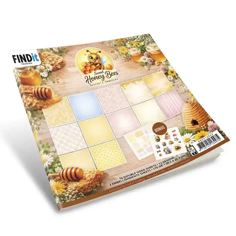 Paperpack Berries Beauties Sweet Honey Bees 20x20cm