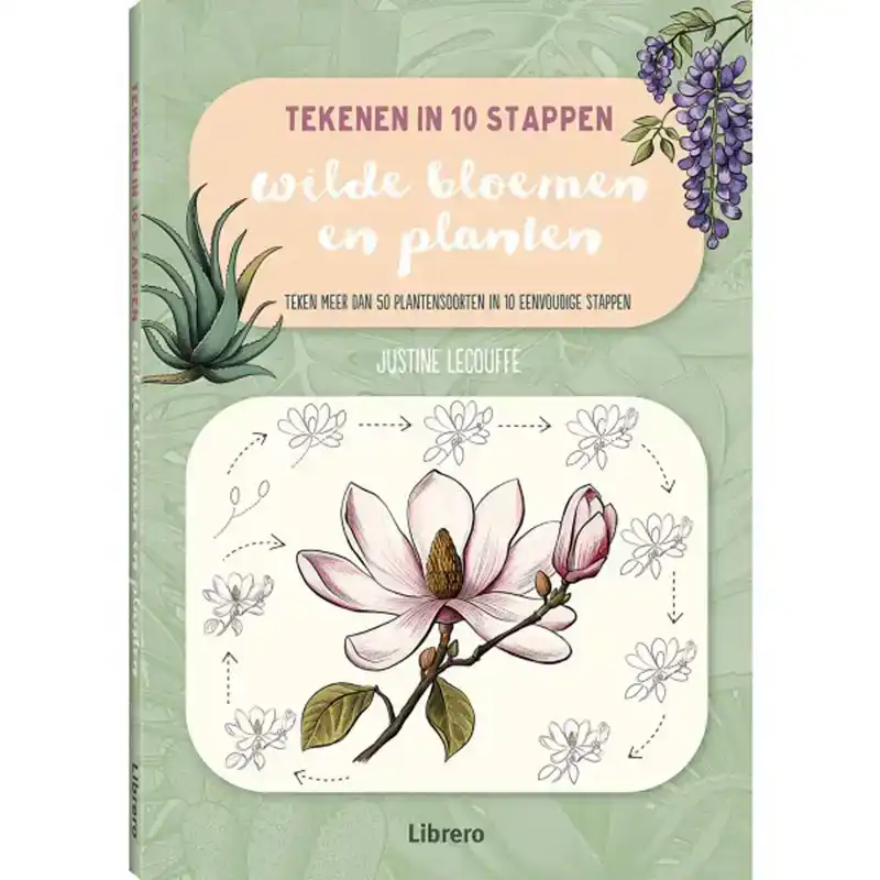 Wilde bloemen en planten tekenen in 10 stappen