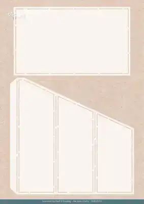Card deco essentials stencil Hygge Harmony Tryptich A4