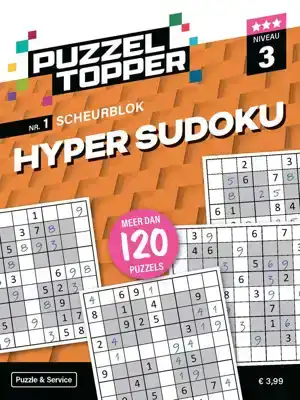 Puzzelblok Hyper Sudoku 3 punt nr1