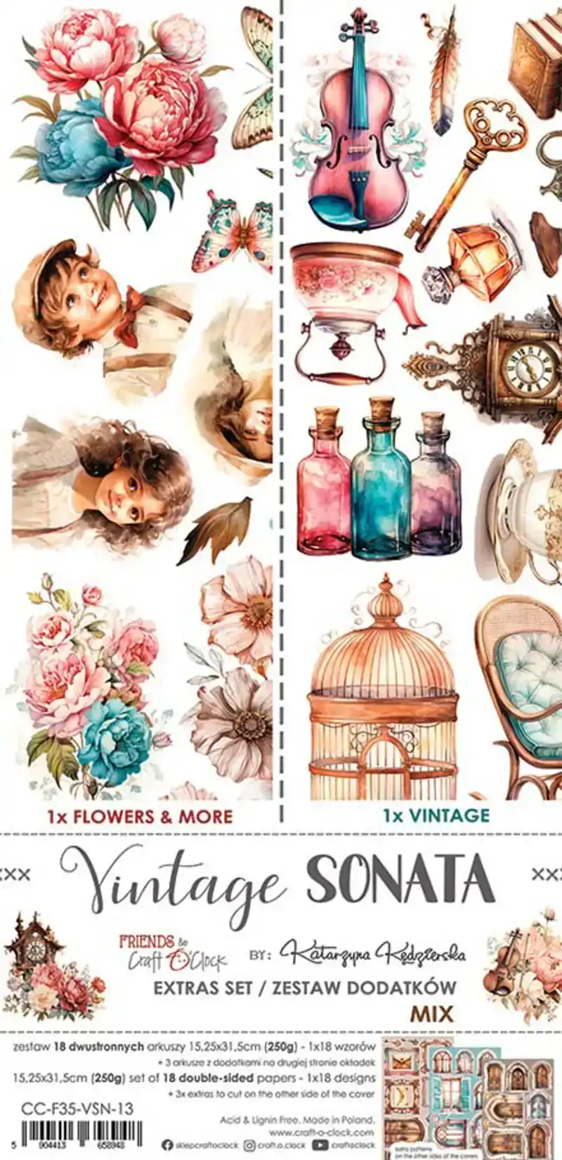 Craft O Clock Vintage sonata extra set mix