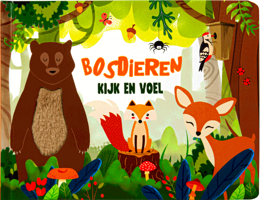 Kijk en voel Bosdieren