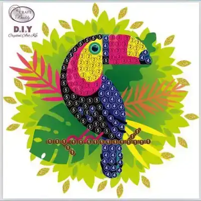 Crystal Art sticker Toucan