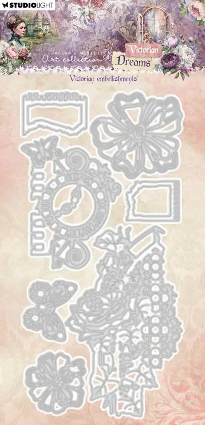 JMA Victorian Dreams Snijmal embellishments