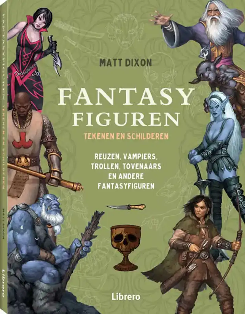 Fantasy figuren tekenen en schilderen