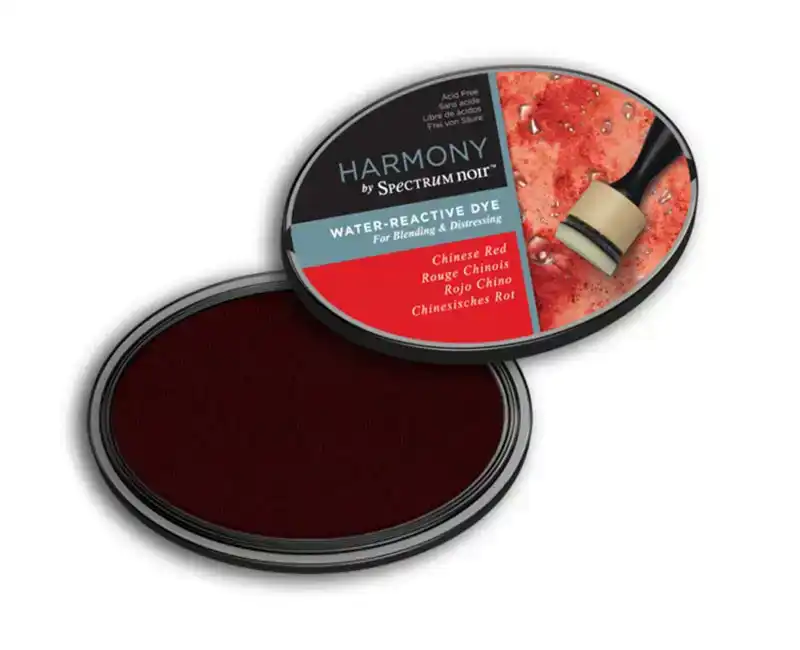 Spectrum Noir Inktkussen - Harmony Water Reactive - Chinese Red (Chinees rood)