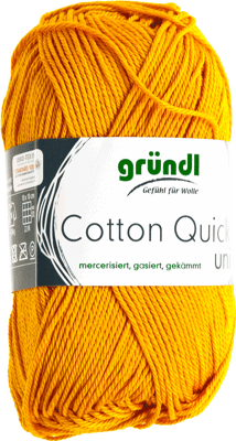 Cotton Quick Uni 124 Mosterd Geel 50gr