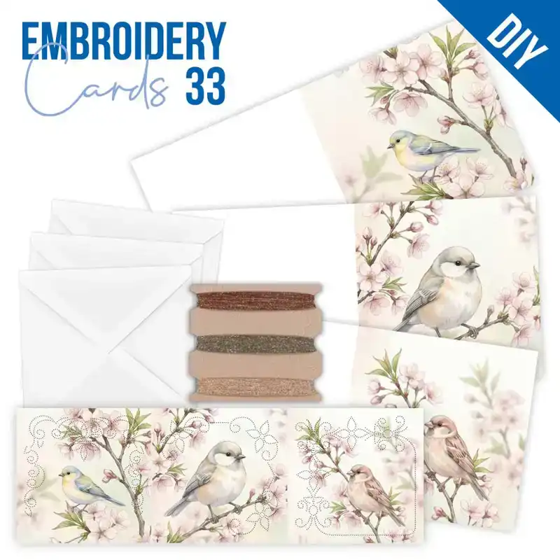 Embroidery Cards 33 – Crocuses