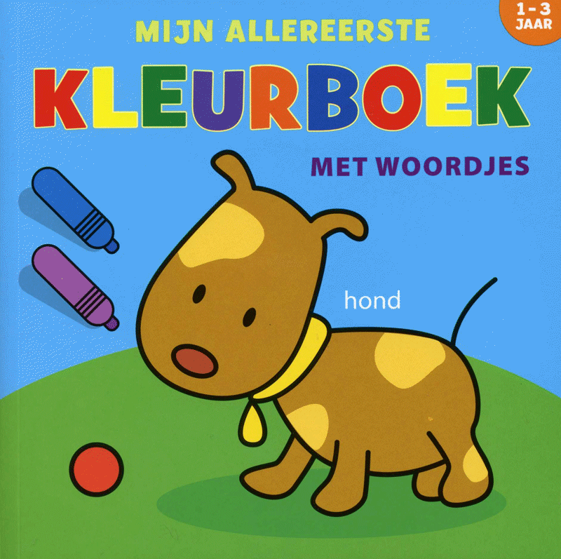 Mijn Allereerste Kleurboek met Woordjes