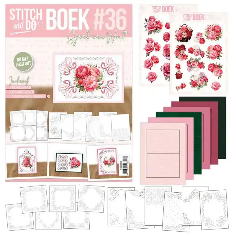 Stitch & Do boek A6 36 Roses