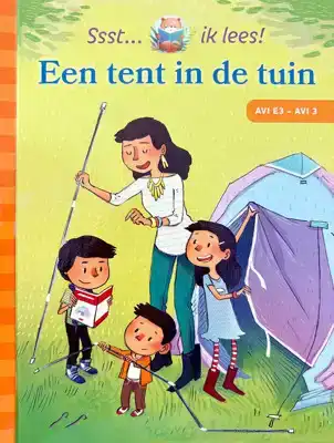 Ssst... ik lees - Een tent in de tuin Avi E3 - Avi 3