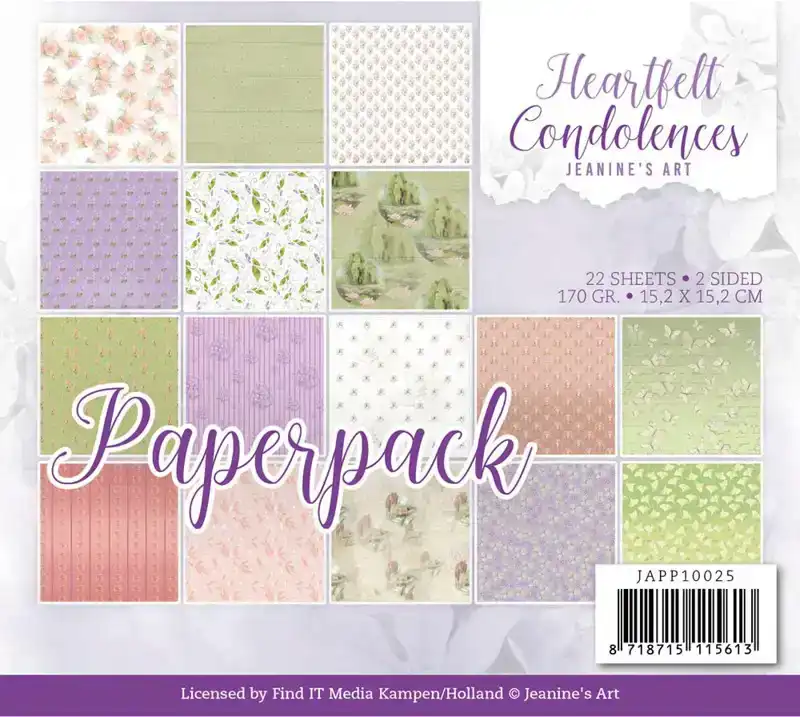 JA Heartfelt condolences paperpack