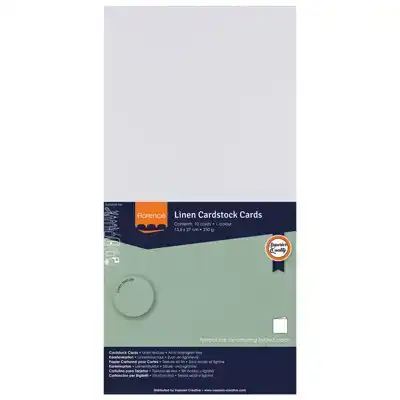 Linnenkarton wit 10 vel 250gram