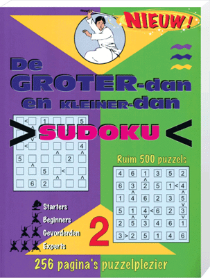 Groter dan kleiner dan Sudoku 1