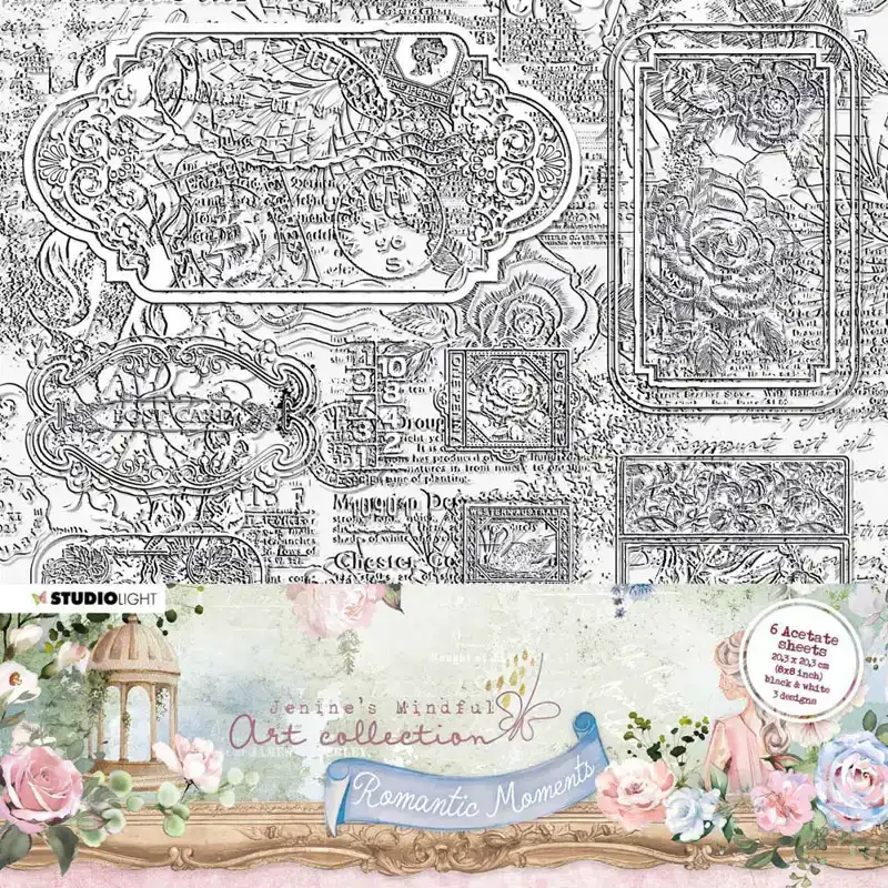 JMA Acetate sheets tickets & Grunge Romantic Moments