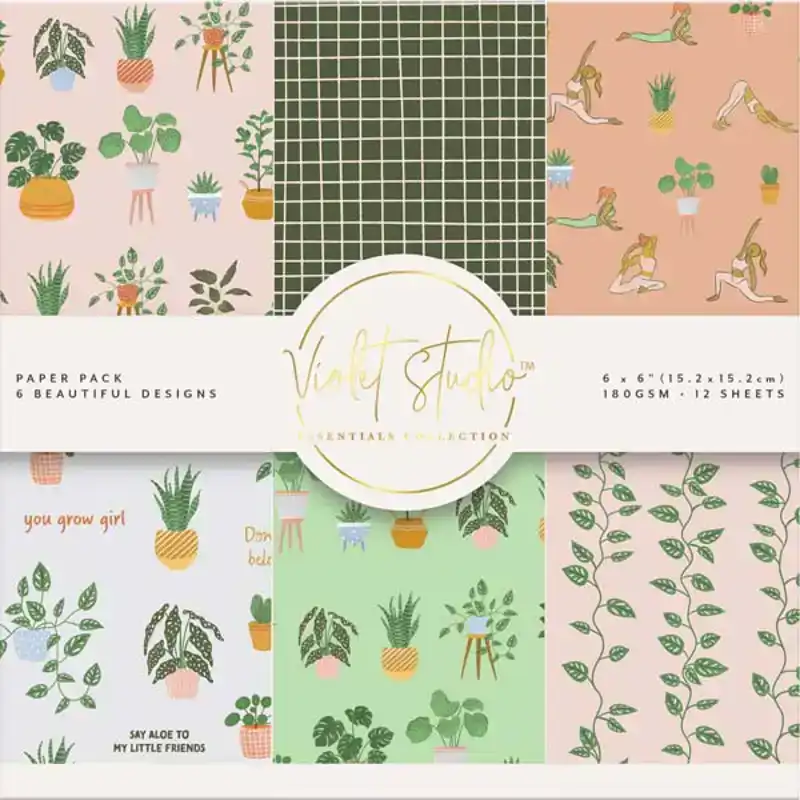Paperpad Violet studio Plant parent