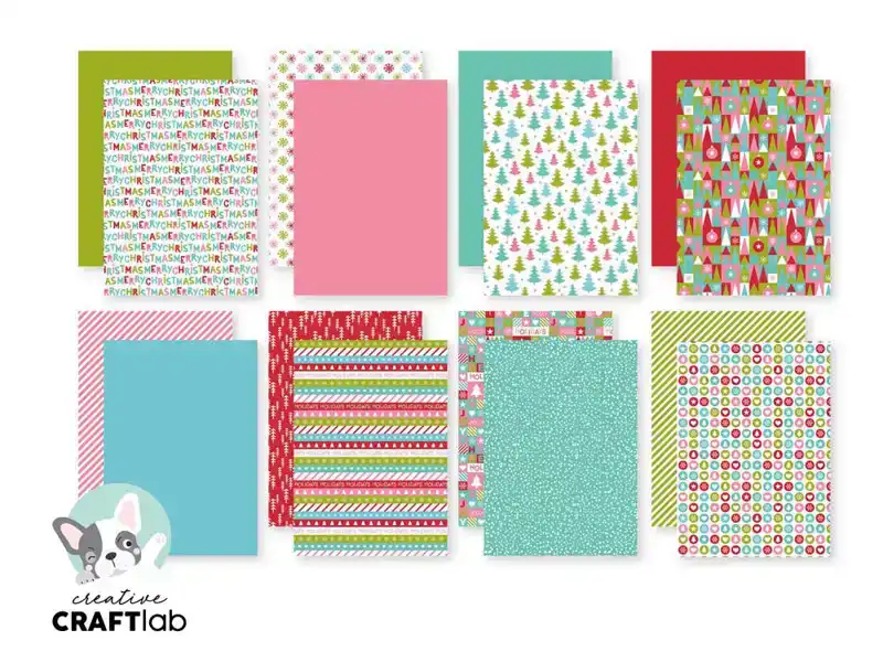 Creative Craftlab Paperpad Holly Jolly