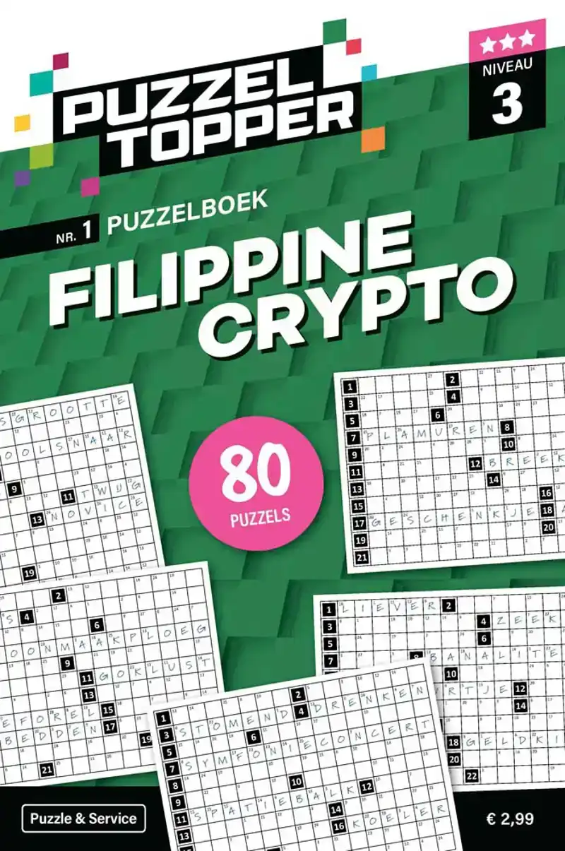 96 pag. Filippine Crypto 3 stip nr1 Puzzeltopper
