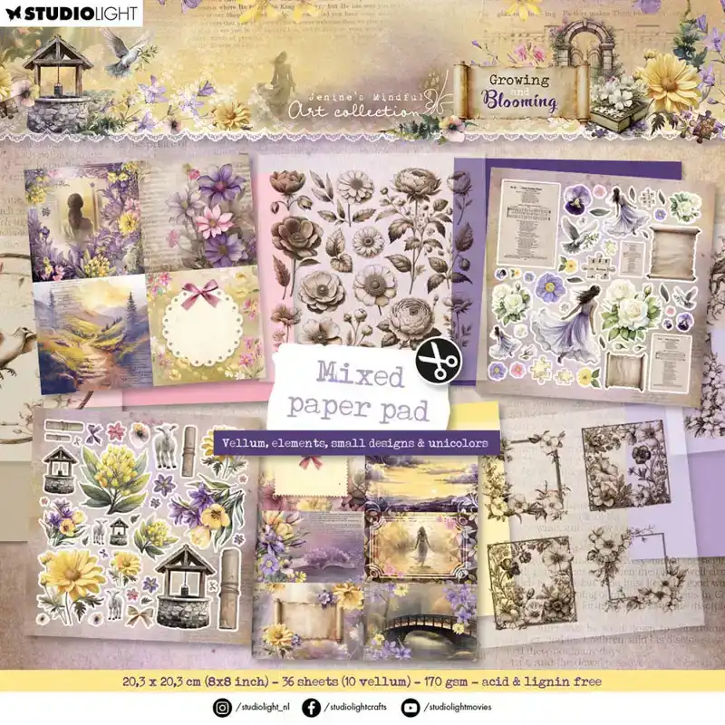 JMA Growing & Blooming mixed paper pad