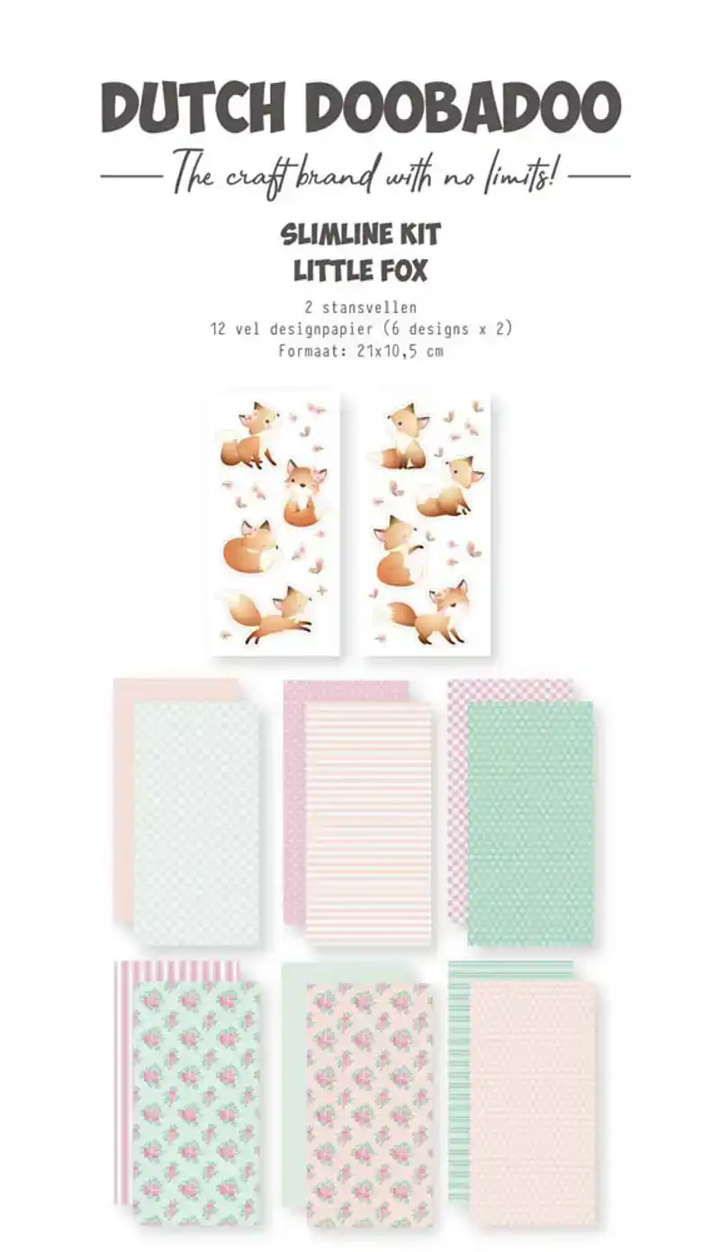 Dutch DooBaDoo Craftykit slimline little fox